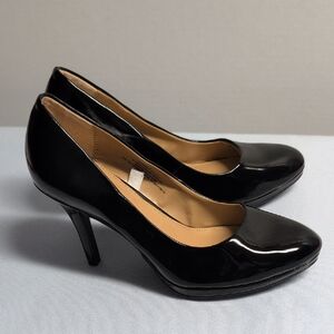 Merona Elegant Shiny Black Women's Heels Size 7